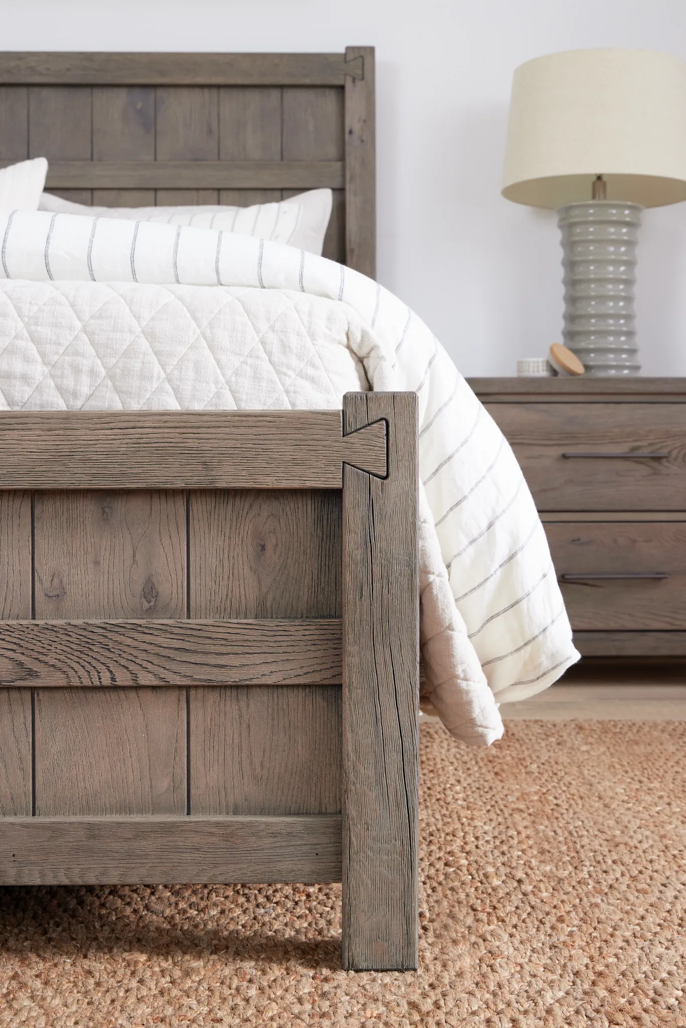 Salt Lake Gray Panel Bed