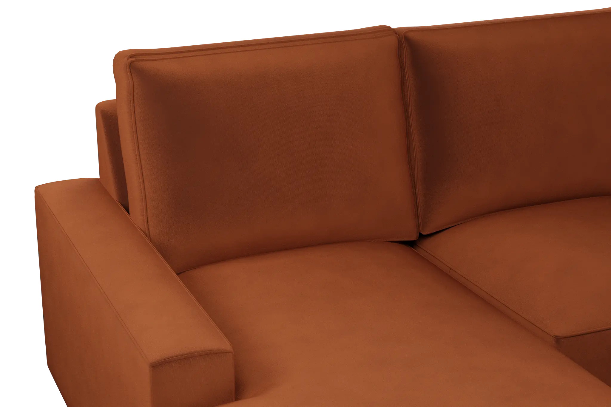 Edgewater Joya Orange Medium Left Chaise Sectional Edgewater Joya Orange Medium Left Chaise Sectional