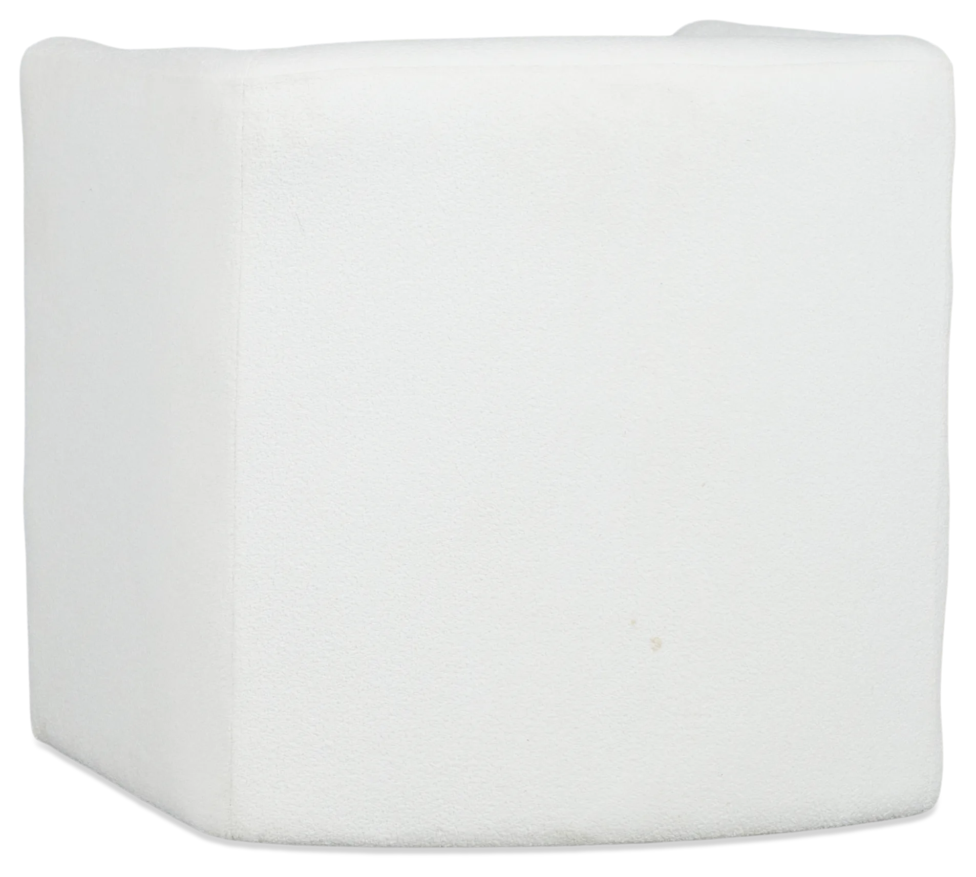 Kalid White Accent Chair