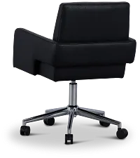 Skye Black Swivel Desk Chair