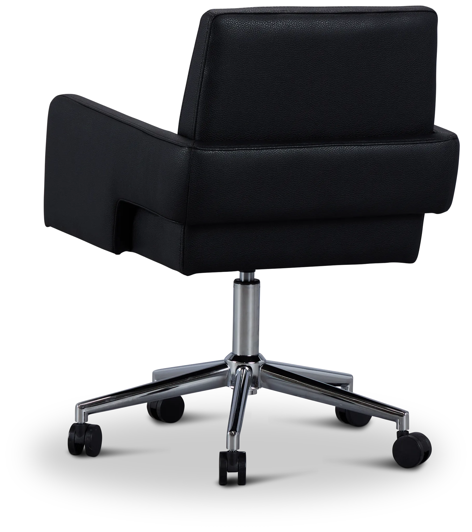 Skye Black Swivel Desk Chair