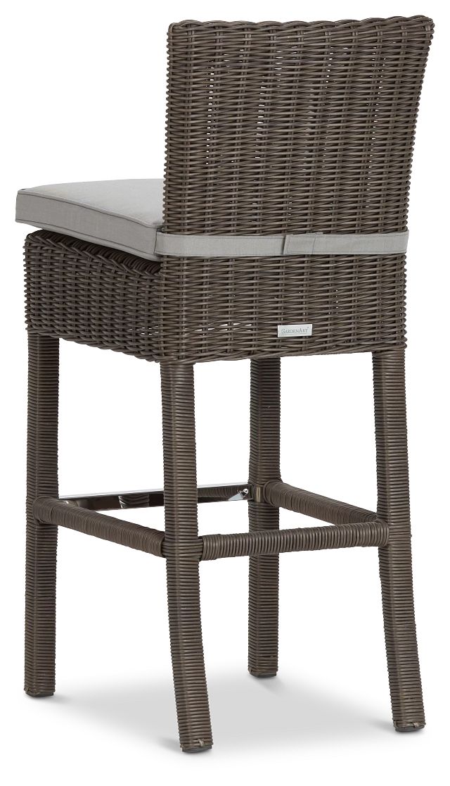 Canyon Gray Woven 30" Barstool