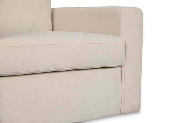 Addie Beige Fabric Medium Left Chaise Storage Sleeper Sectional