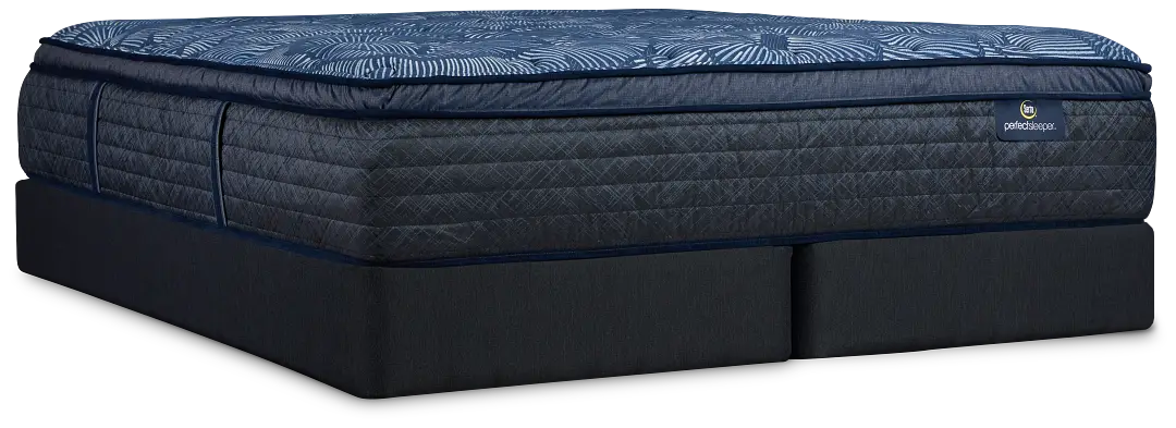 Serta Perfect Sleeper Cobalt Calm Plush Mattress Set Serta Perfect Sleeper Cobalt Calm Plush Mattress Set