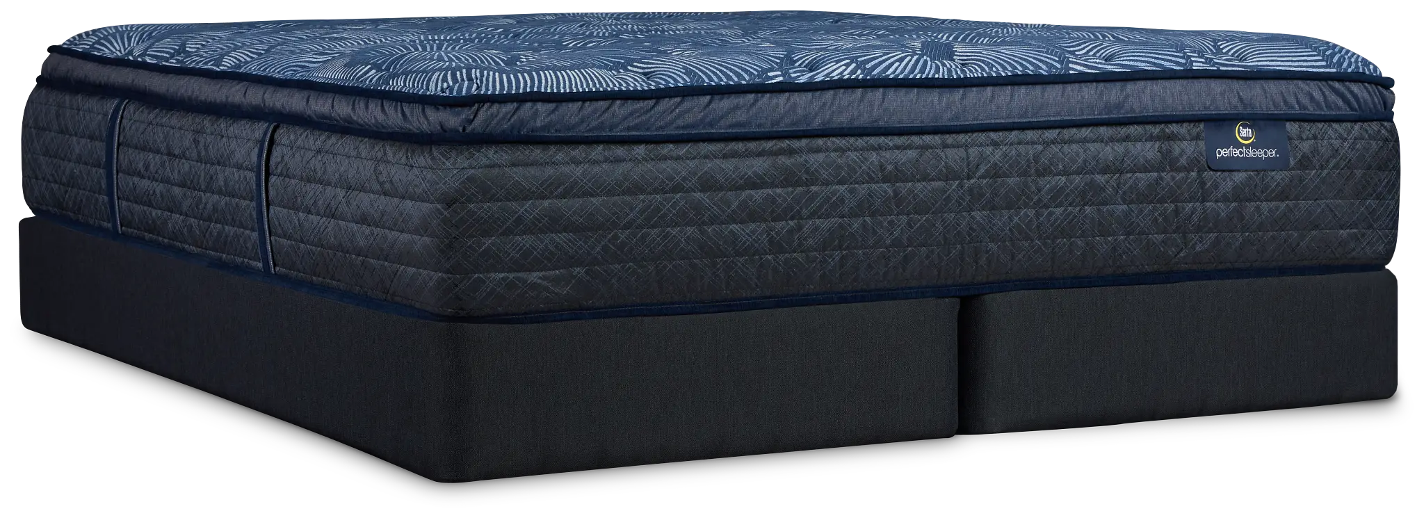 Serta Perfect Sleeper Cobalt Calm Plush Mattress Set Serta Perfect Sleeper Cobalt Calm Plush Mattress Set