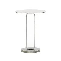 Four Hands Deem Nickel Round End Table