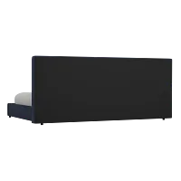 Grayton Joya Dark Blue 54" Upholstered Platform Bed