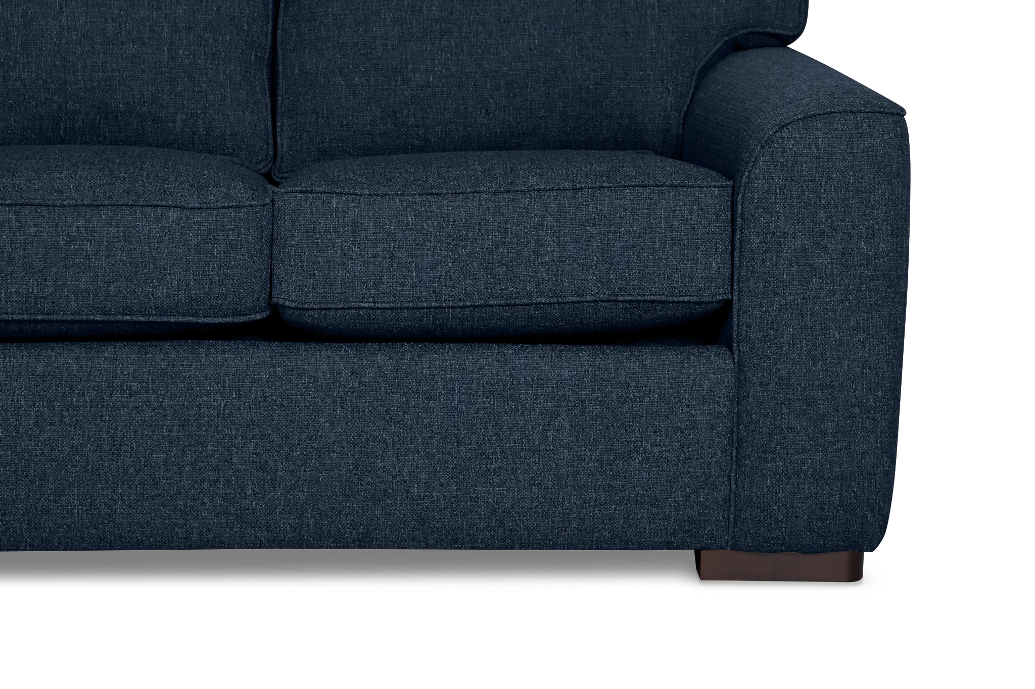 Sinclair Dark Blue Fabric Innerspring Sleeper