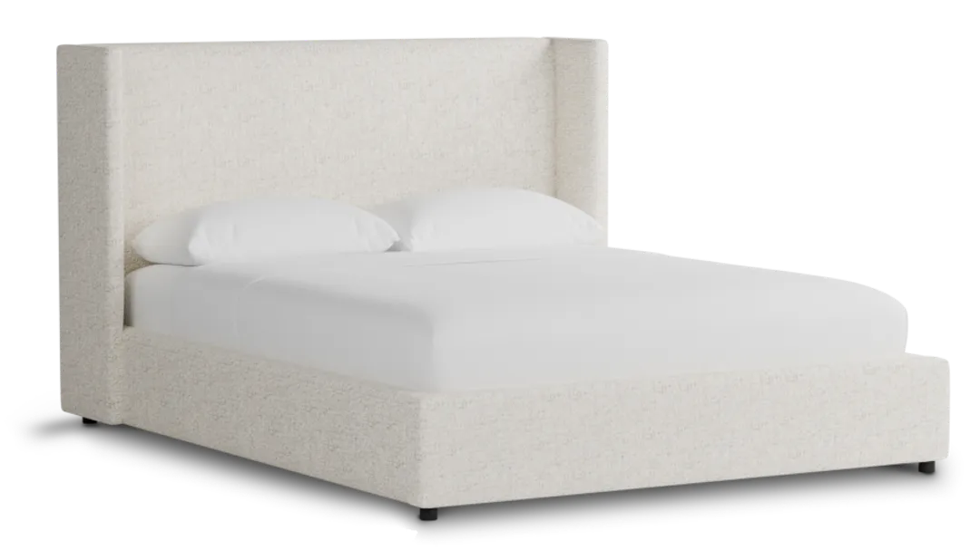 Captiva Natural Beauty Beige 48" Upholstered Shelter Bed