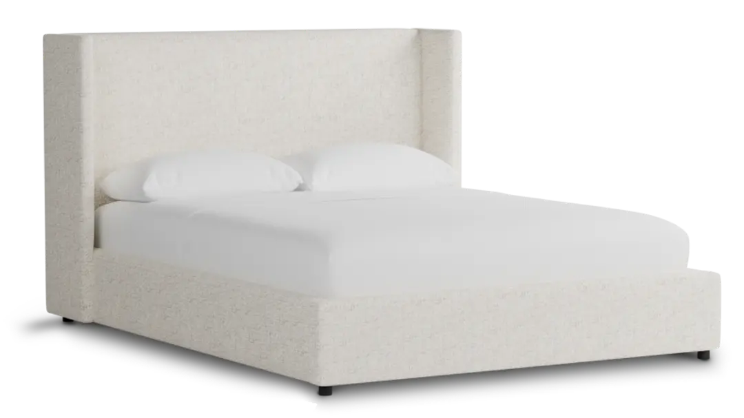 Captiva Natural Beauty Beige 48" Upholstered Shelter Bed Captiva Natural Beauty Beige 48" Upholstered Shelter Bed