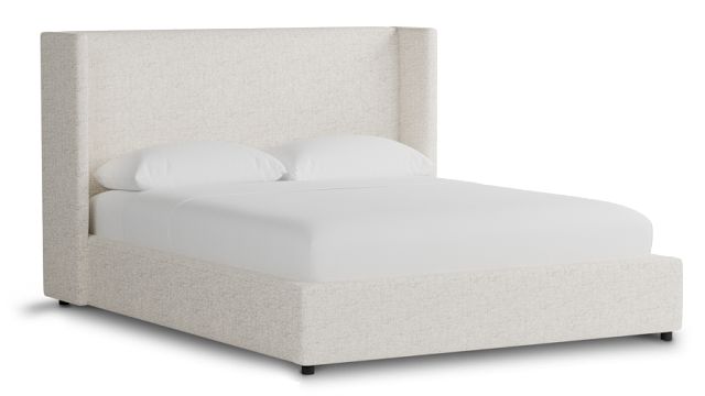 Captiva Natural Beauty Beige 48" Upholstered Shelter Bed