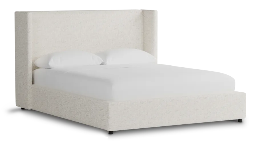 Captiva Natural Beauty Beige 48" Upholstered Shelter Bed