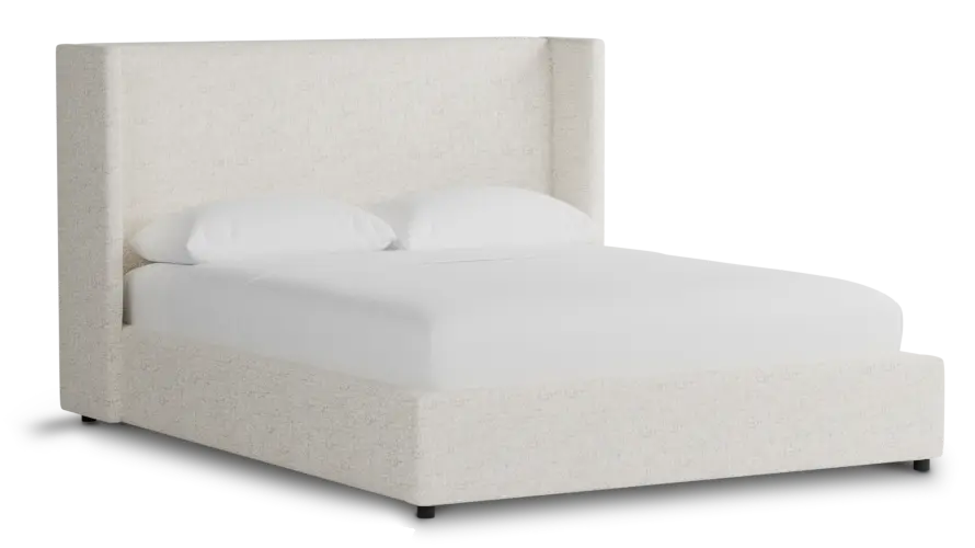 Captiva Natural Beauty Beige 48" Upholstered Shelter Bed Captiva Natural Beauty Beige 48" Upholstered Shelter Bed