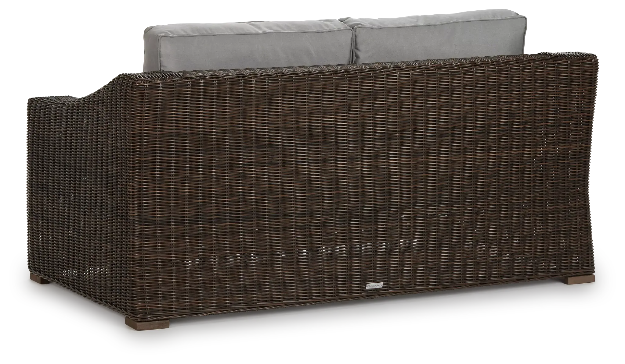 Canyon Dark Brown Gray Loveseat Canyon Dark Brown Gray Loveseat
