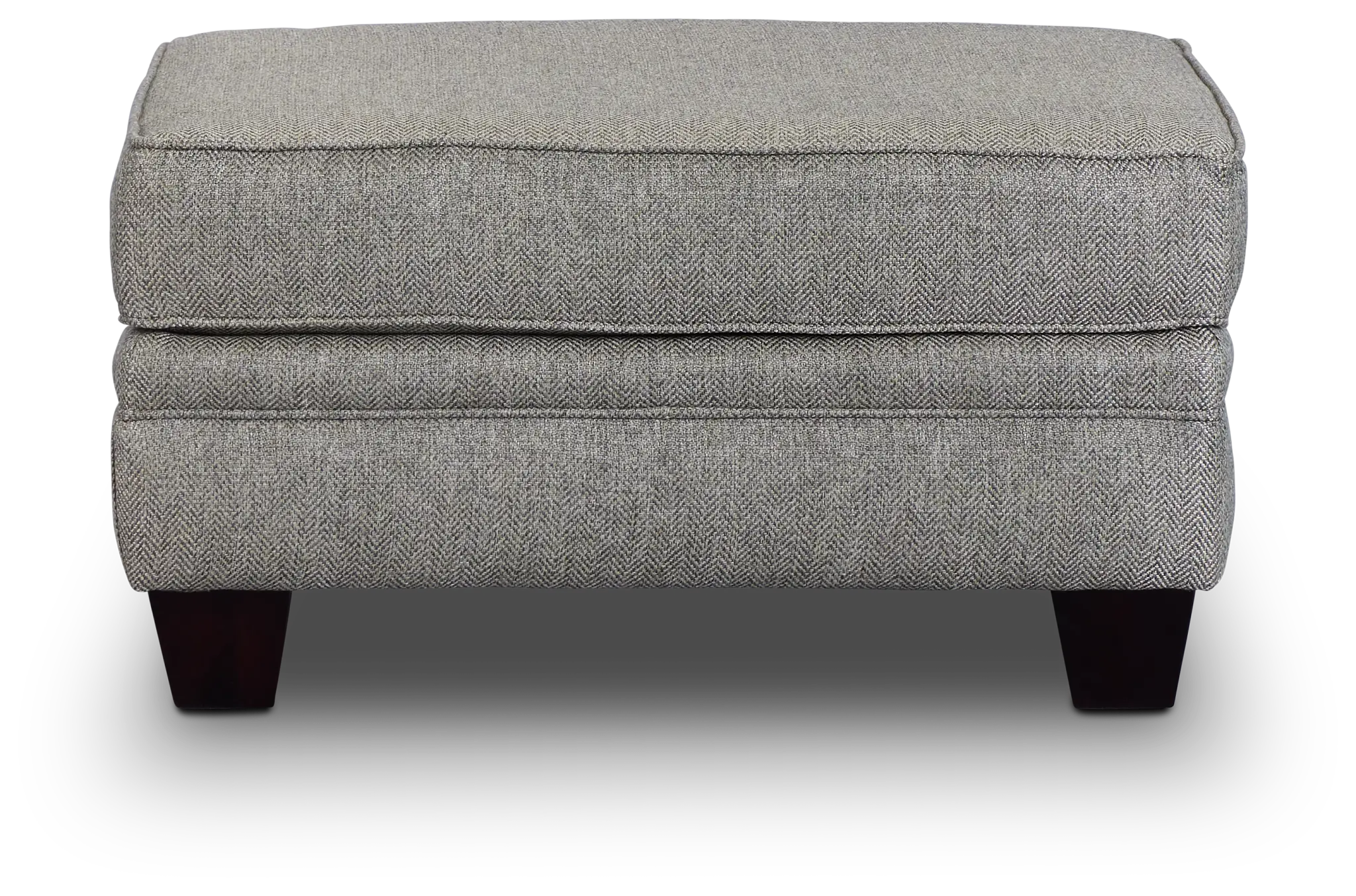 Avery Dark Gray Fabric Ottoman Avery Dark Gray Fabric Ottoman