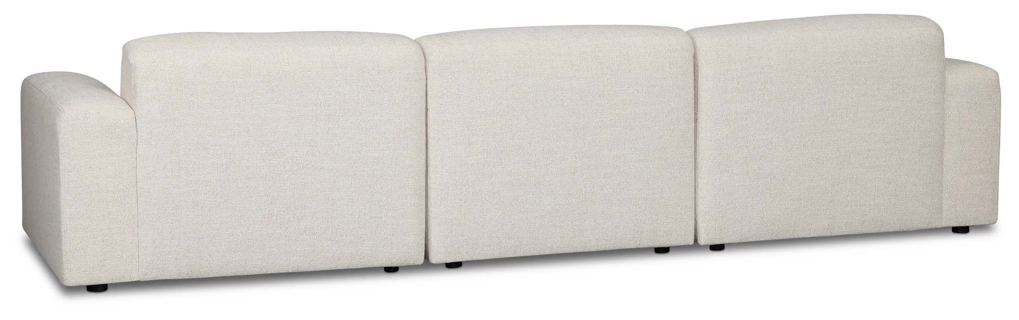 Baylor Light Beige Fabric 3-piece Modular Sofa