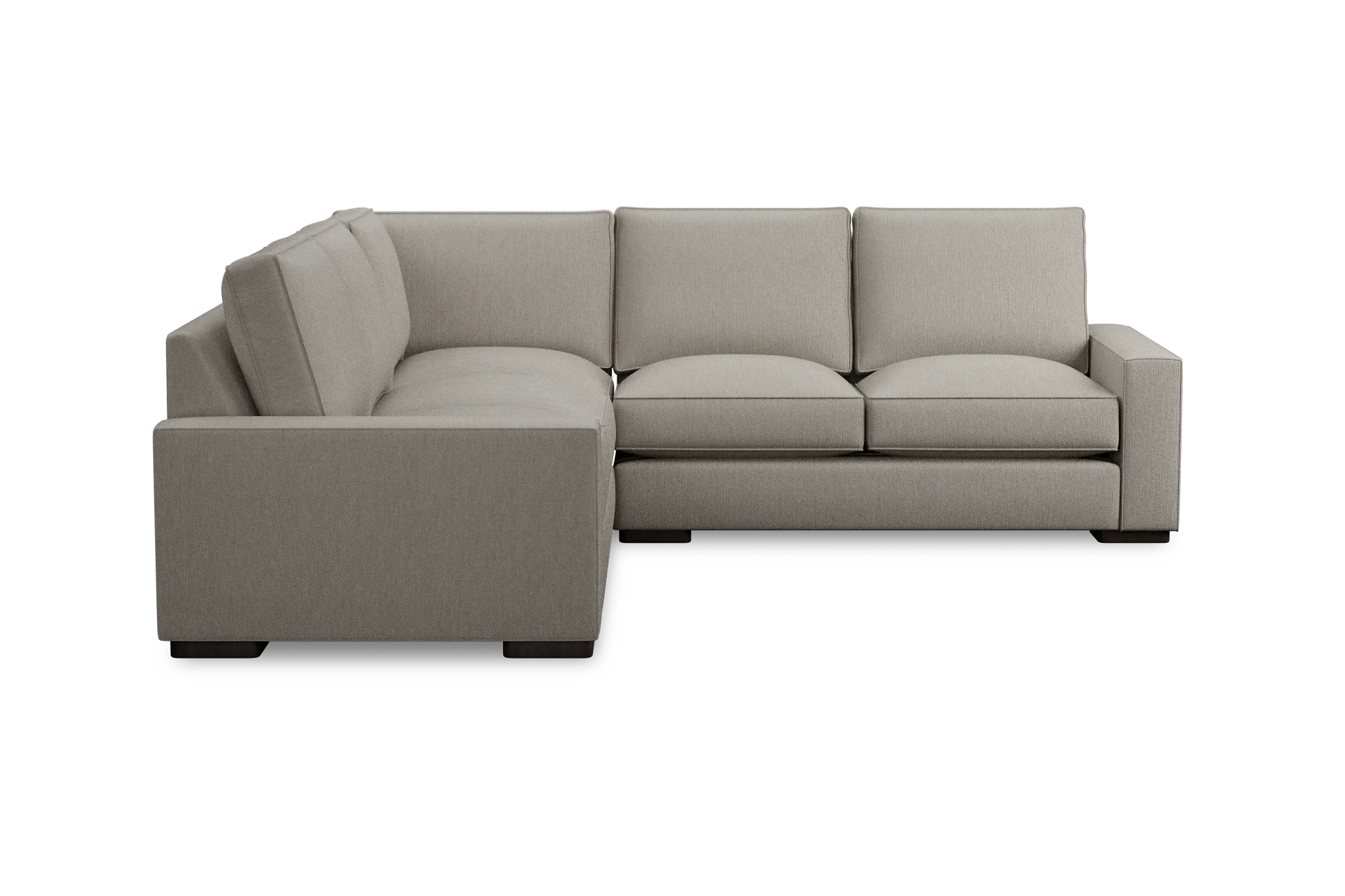 Edgewater Revenue Beige Small Two-arm Sectional