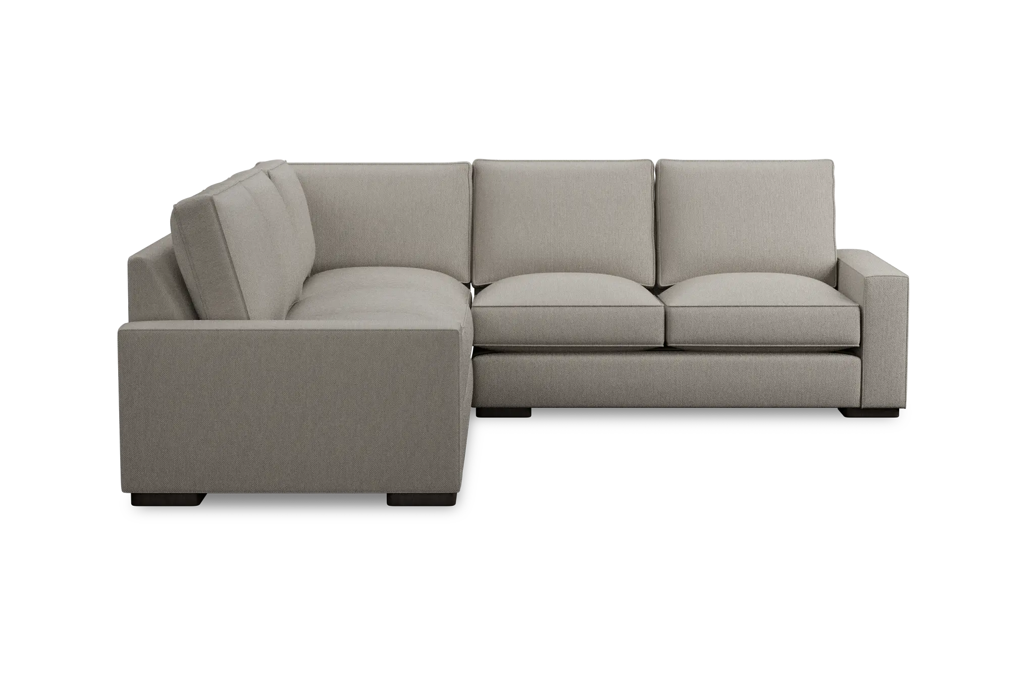 Edgewater Revenue Beige Small Two-arm Sectional Edgewater Revenue Beige Small Two-arm Sectional