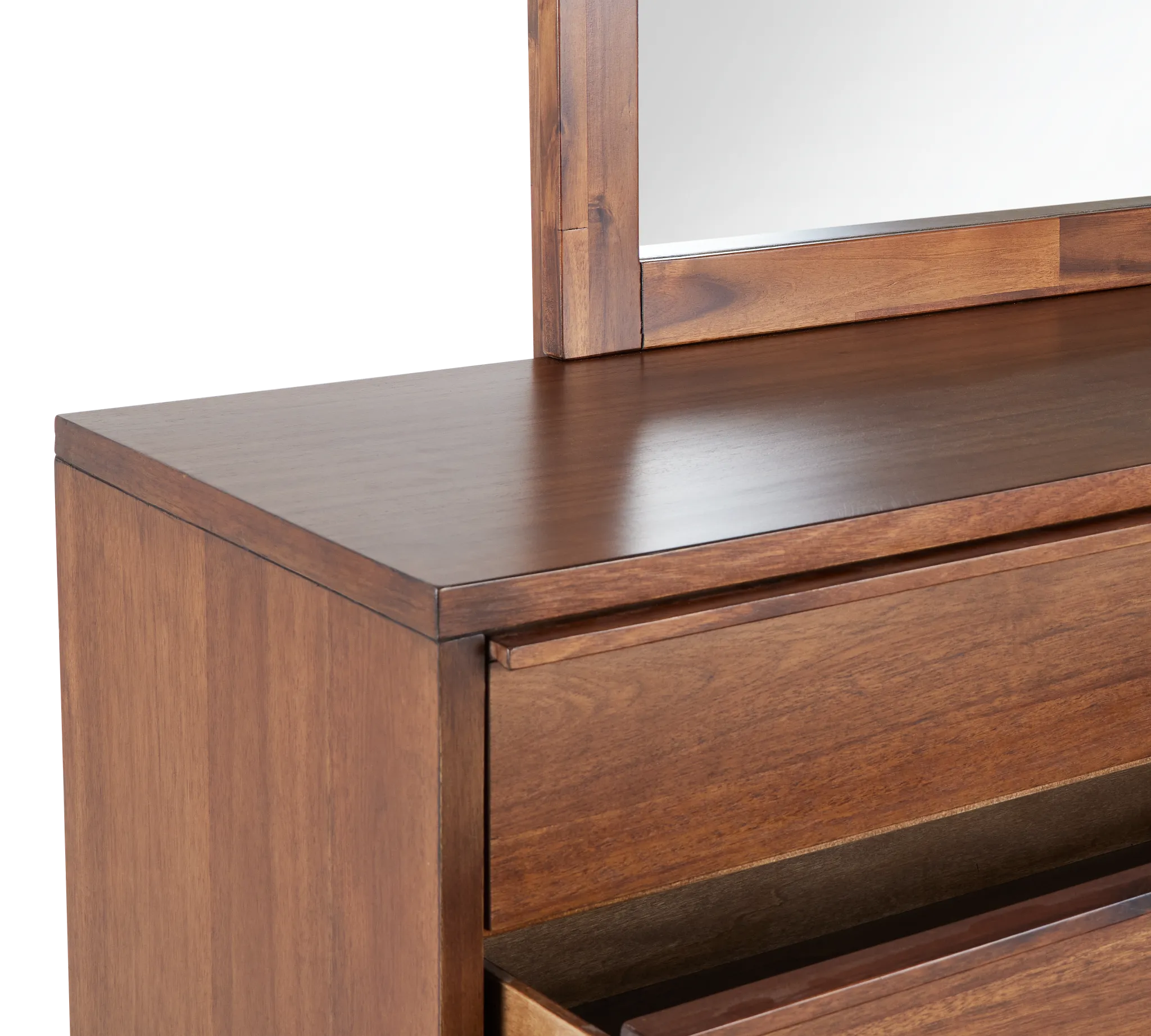 Bowery Dark Tone Dresser & Mirror