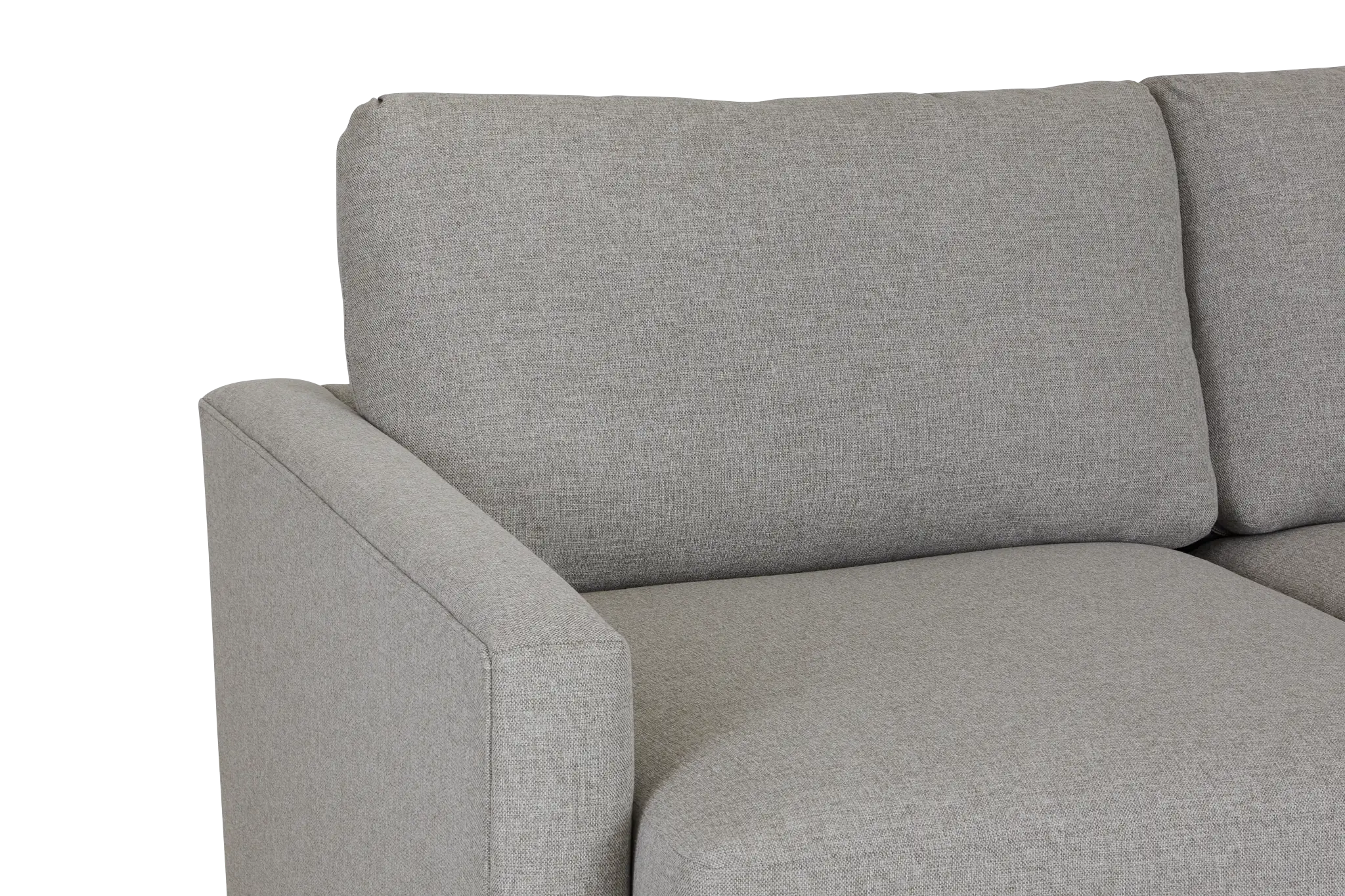 Noah Khaki Fabric Large Right Chaise Sectional Noah Khaki Fabric Large Right Chaise Sectional