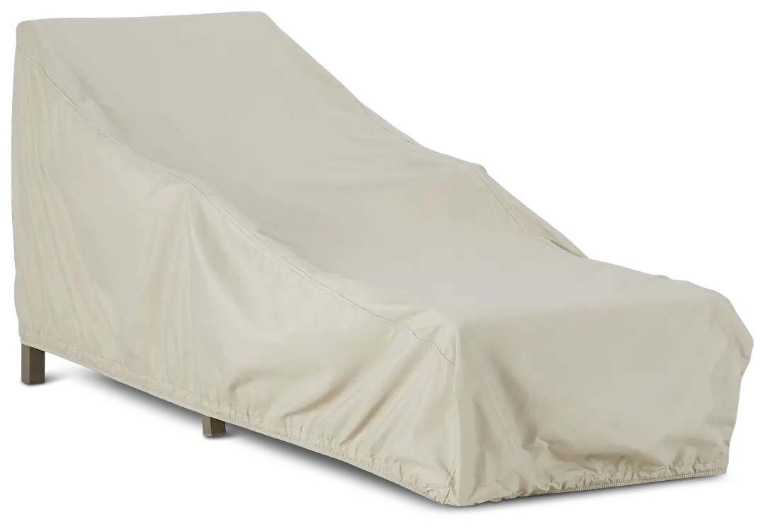 Khaki Small Outdoor Chaise Cover Khaki Small Outdoor Chaise Cover