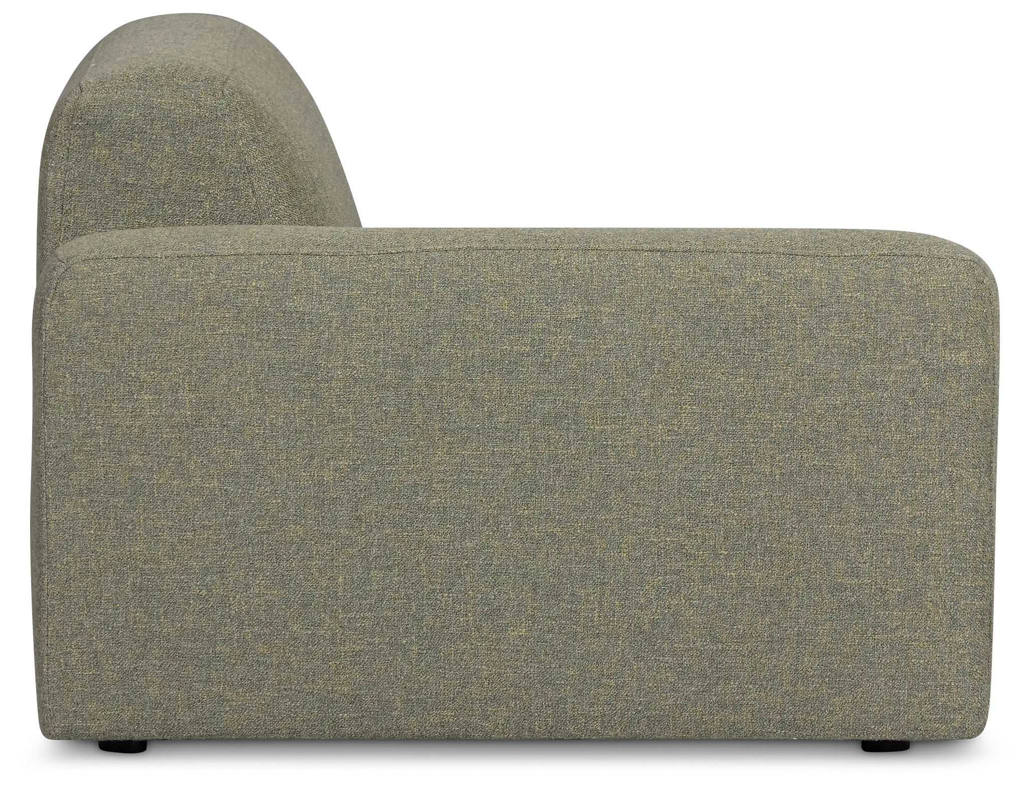 Baylor Green Fabric Left Chair Baylor Green Fabric Left Chair