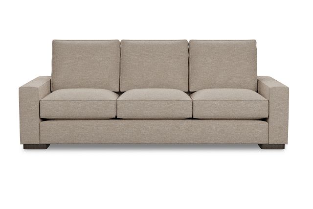 Edgewater Victory Taupe 96" Sofa W/ 3 Cushions