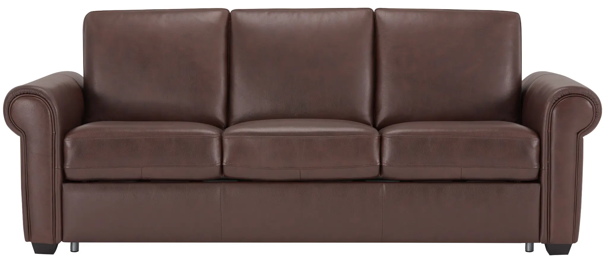 Lincoln Medium Brown Lthr/vinyl Memory Foam Sleeper Lincoln Medium Brown Lthr/vinyl Memory Foam Sleeper