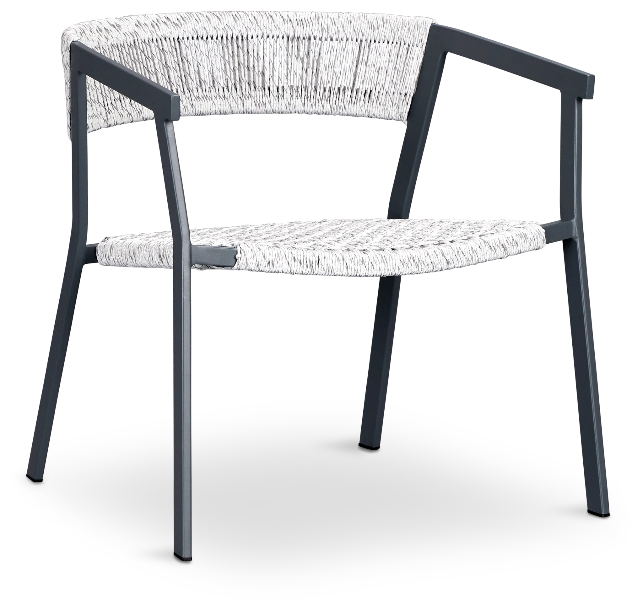 Valencia Gray Woven Arm Chair