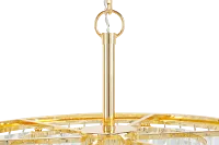 Audrey Gold Round Chandelier