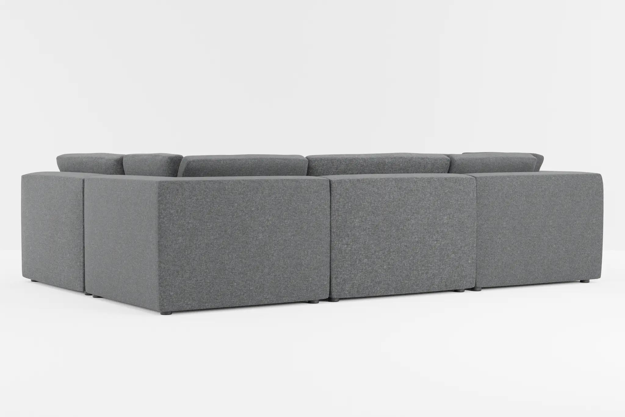 Destin Delray Dark Gray Fabric 6-piece Pit Sectional Destin Delray Dark Gray Fabric 6-piece Pit Sectional