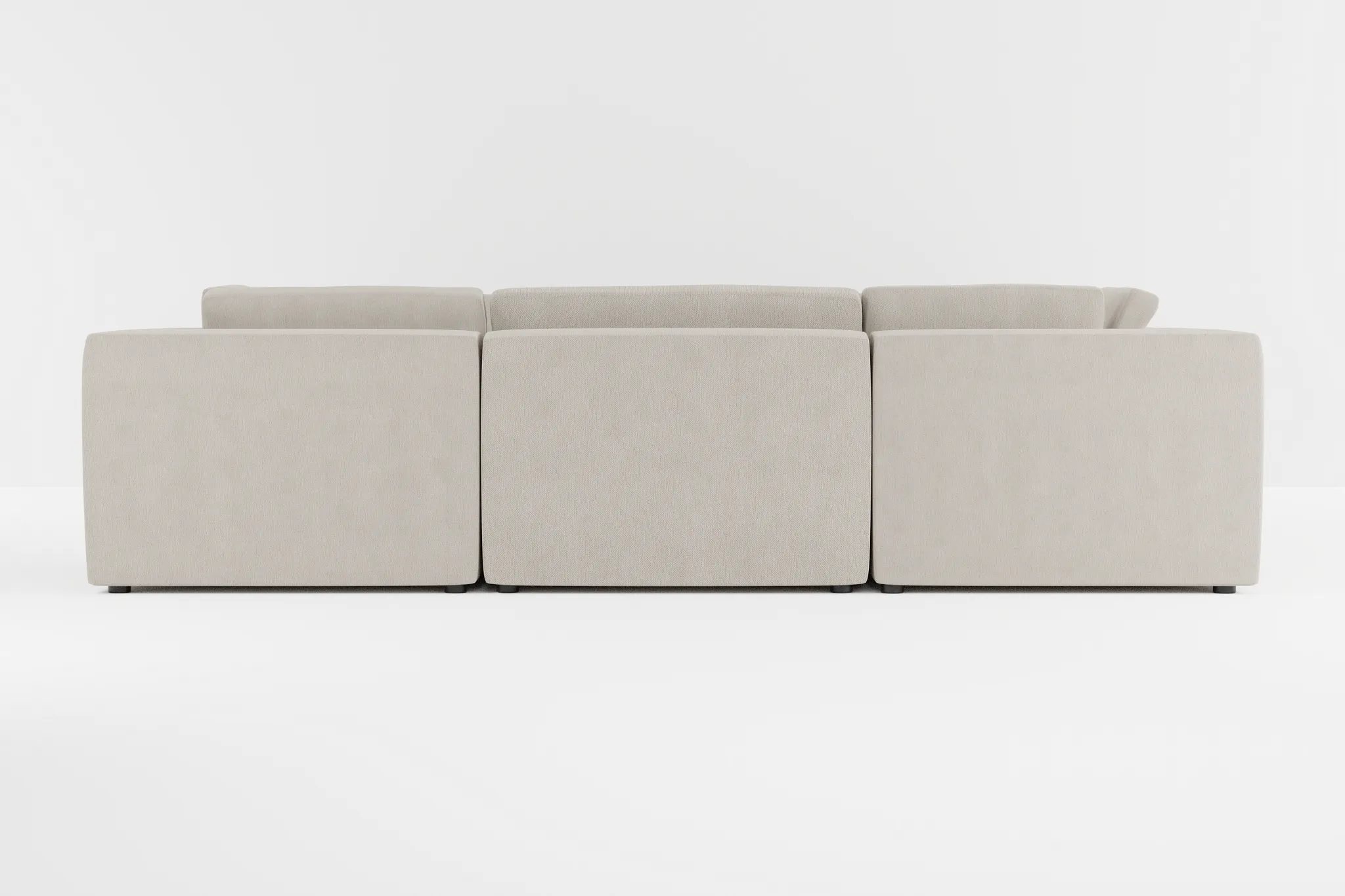 Destin Revenue Beige Fabric 8-piece Modular Sectional