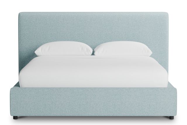 Grayton Elite Light Blue 44" Upholstered Platform Bed