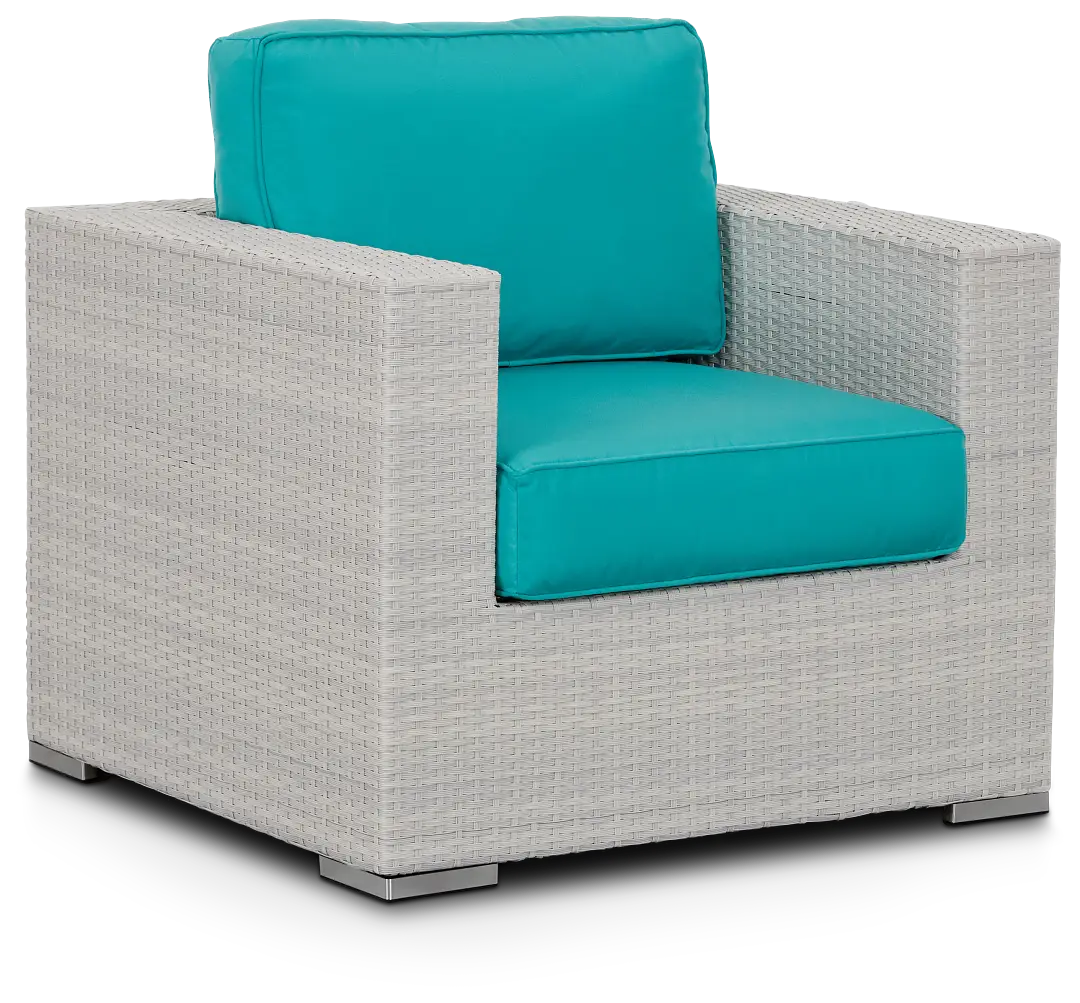 Biscayne Dark Teal Chair Biscayne Dark Teal Chair