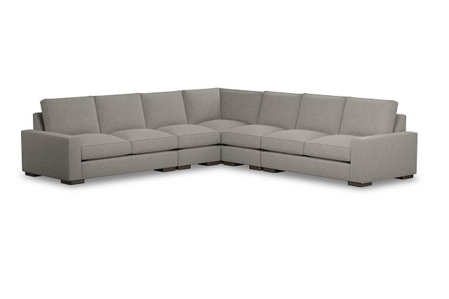 Edgewater Maguire Pewter Large Two-arm Sectional