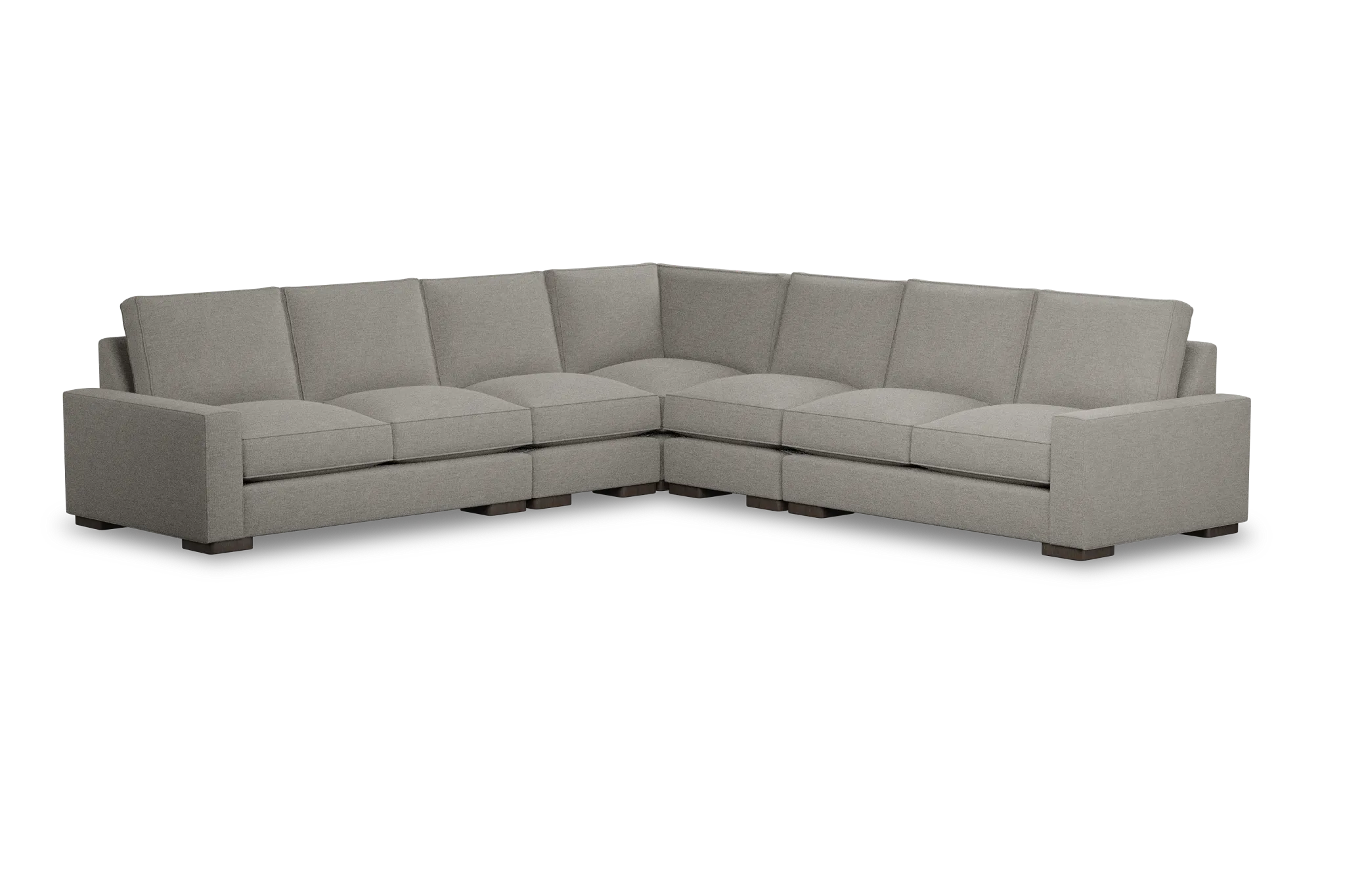 Edgewater Maguire Pewter Large Two-arm Sectional