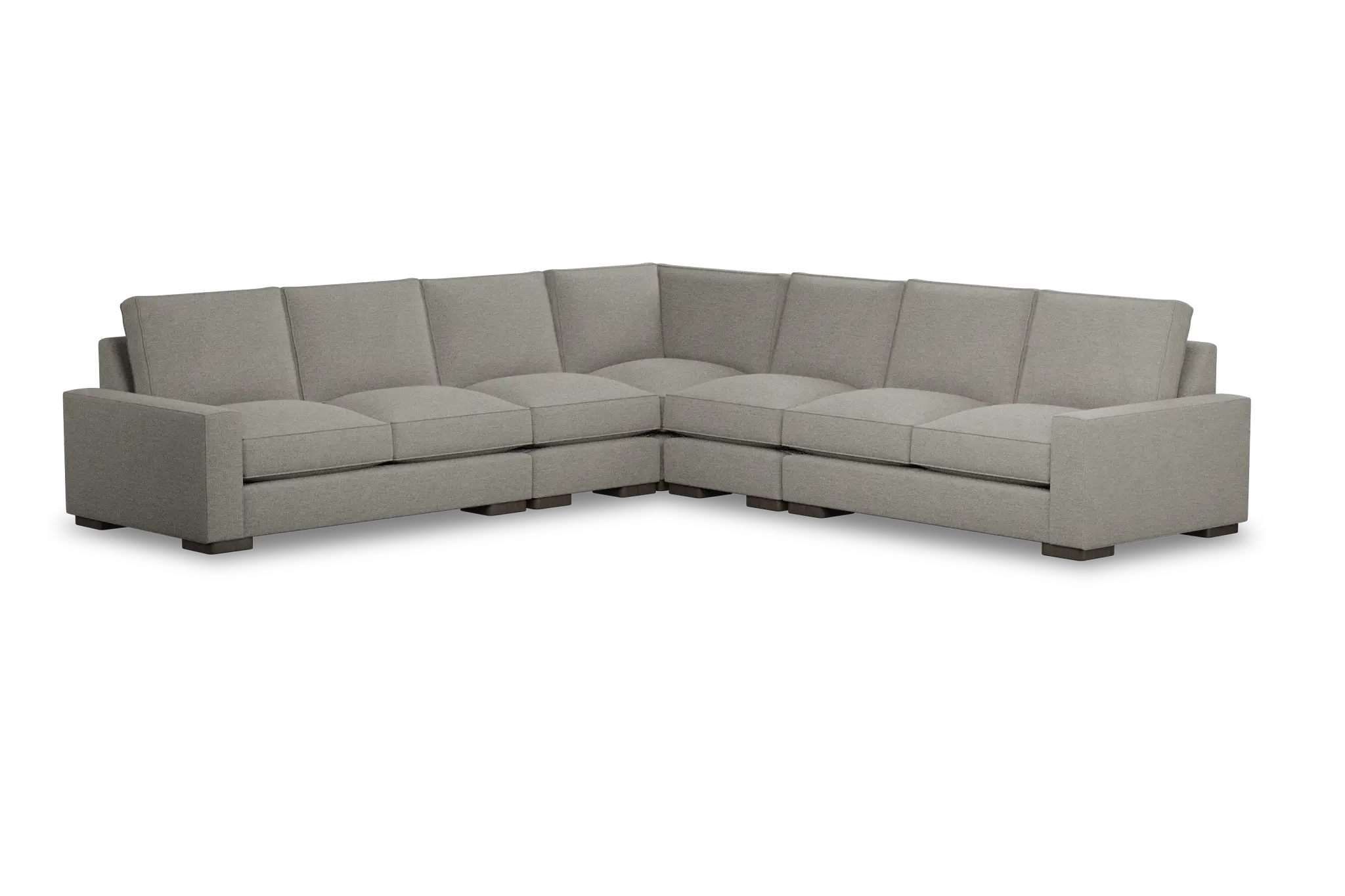 Edgewater Maguire Pewter Large Two-arm Sectional Edgewater Maguire Pewter Large Two-arm Sectional
