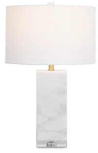 Simply White Table Lamp