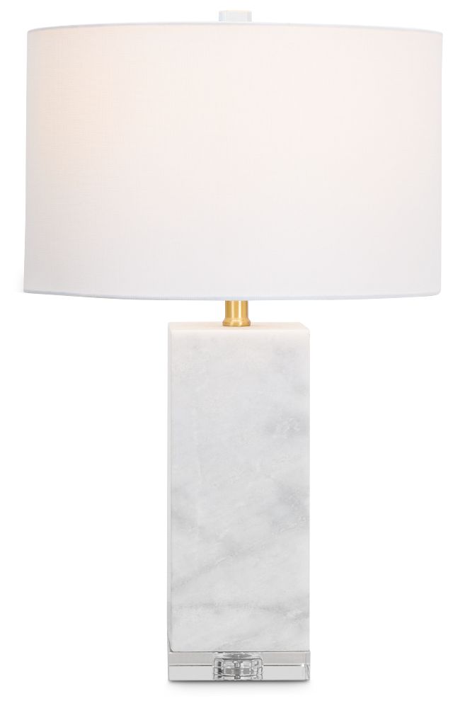 Simply White Table Lamp
