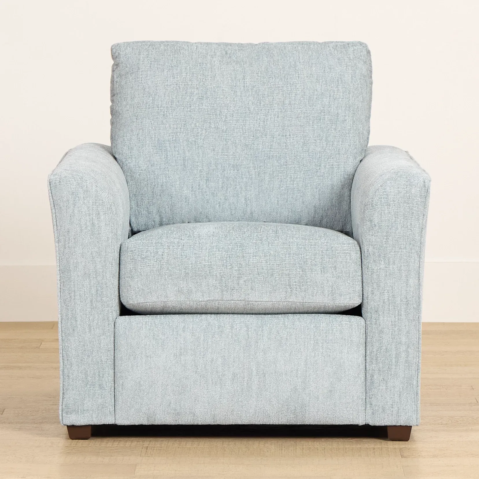Shore Light Blue Fabric Chair