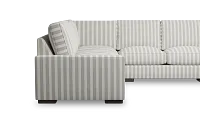 Edgewater Sea Lane Light Gray Medium Right Chaise Sectional