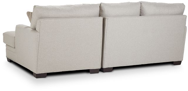 Sadie Light Gray Fabric Right Chaise Sectional (4)