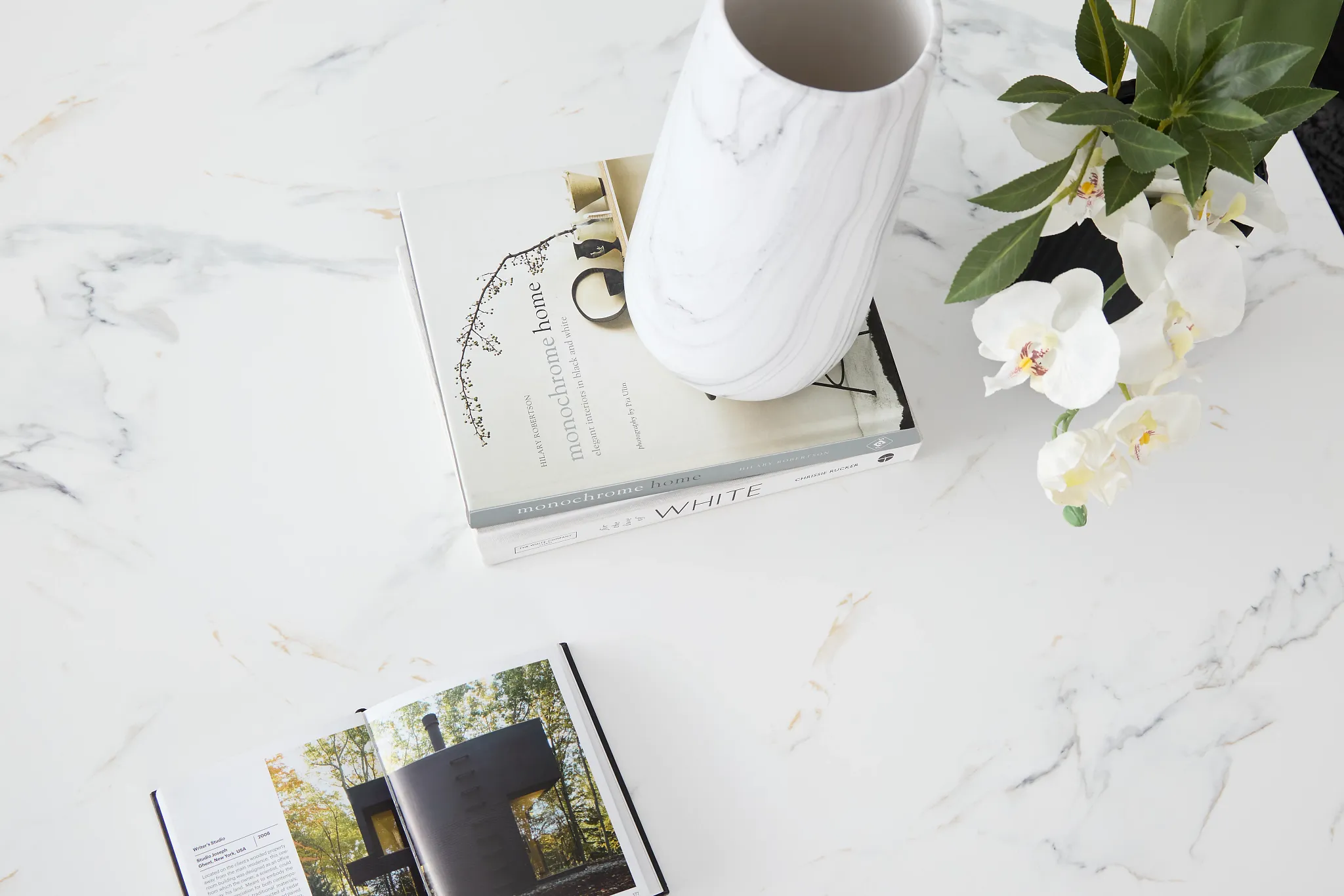 Vilano White Square Coffee Table