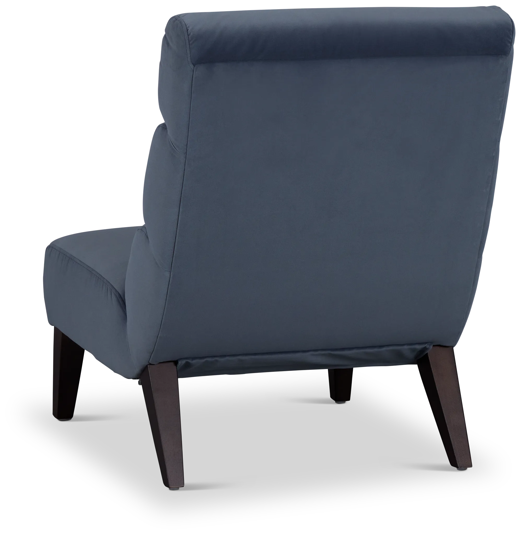 Emily Dark Gray Velvet Accent Chair
