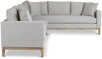Emma Gray Medium Two-arm Sectional