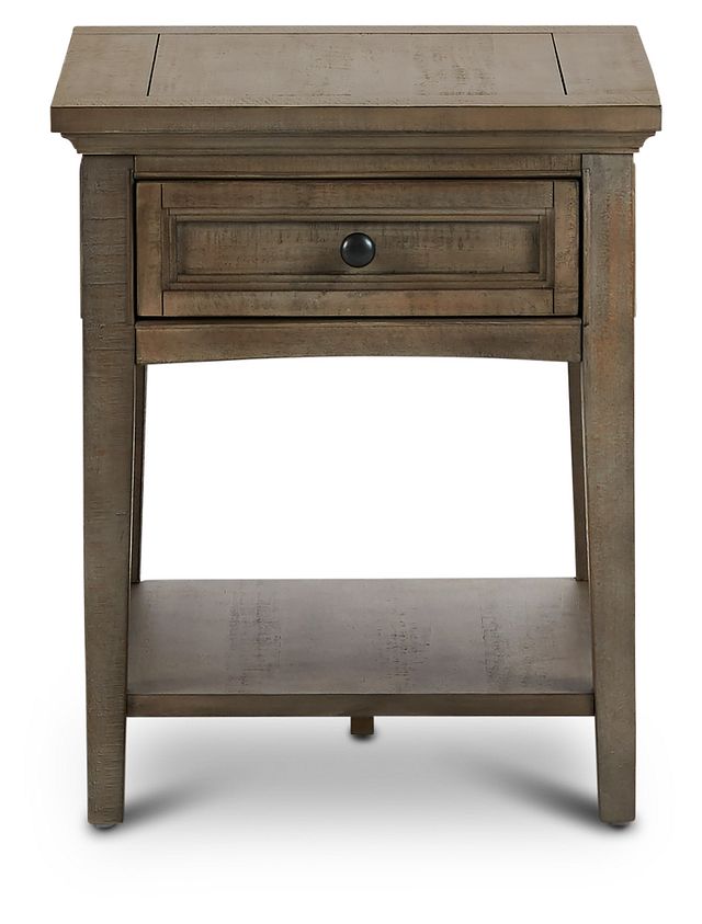 Heron Cove Light Tone Rectangular End Table