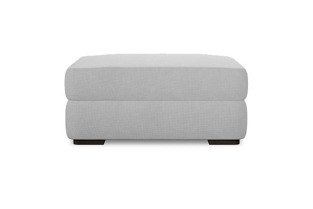 Edgewater Suave White Ottoman