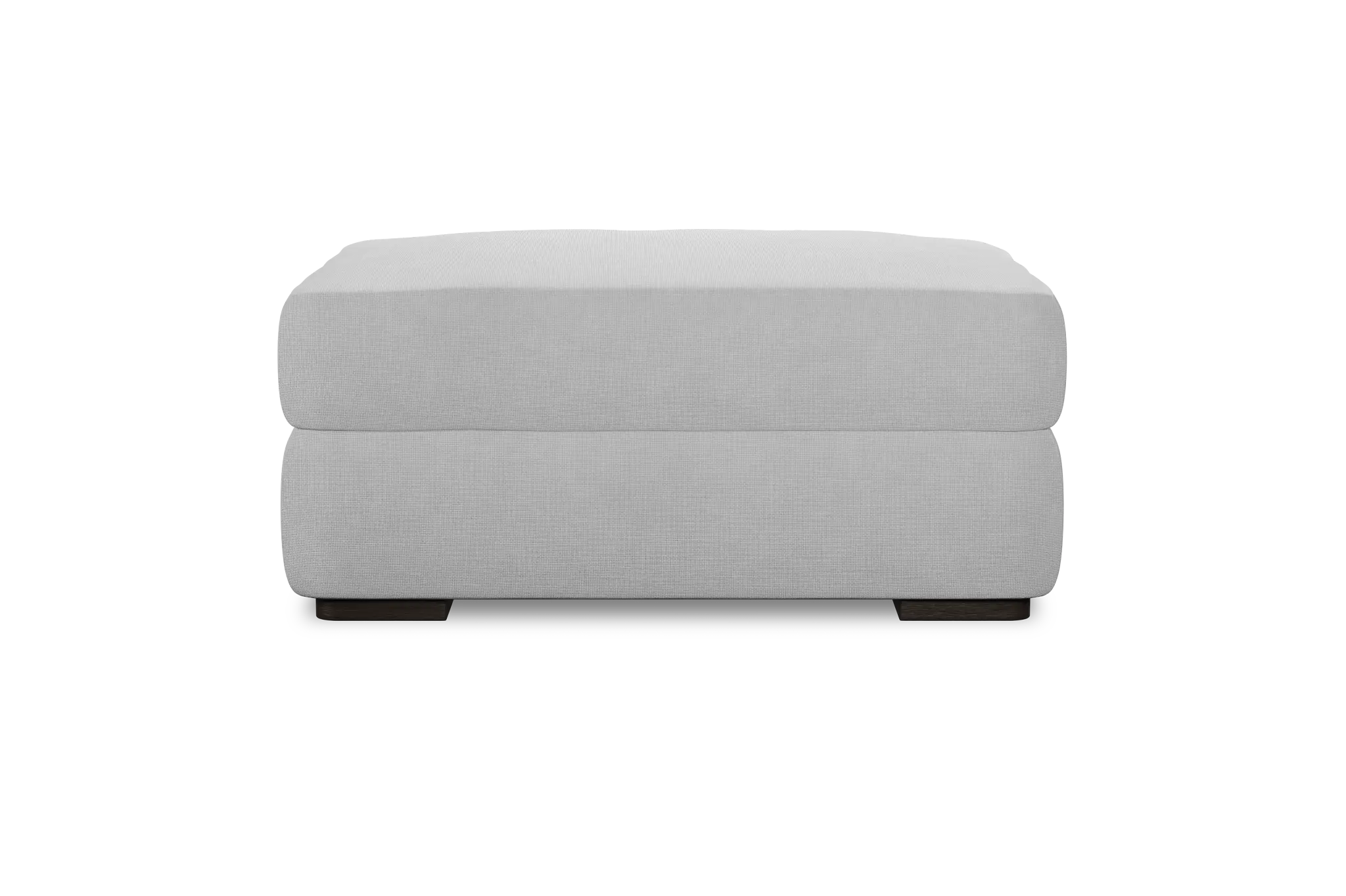 Edgewater Suave White Ottoman Edgewater Suave White Ottoman