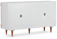 Woven Two-tone Four-door Cabinet