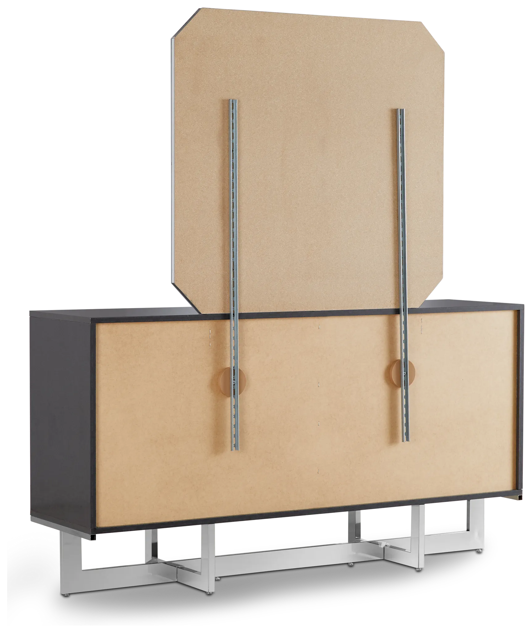 Cortina Gray Dresser & Mirror